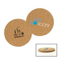 Cork & Fiberboard Round Beverage Coaster